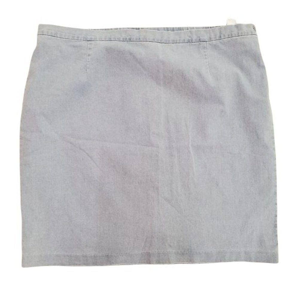 Joan Rivers | Light Blue Wash Jeans Skirt